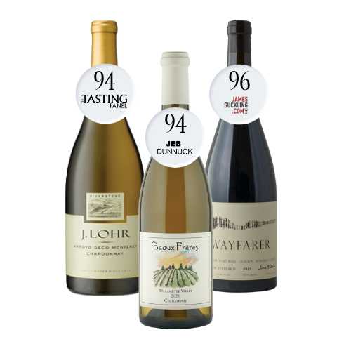 trio-beaux-freres-chardonnay-jlohr-riverstone-chardonnay-wayfarer-pinot-noir